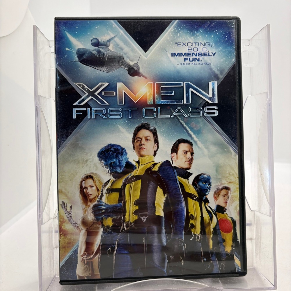 X-Men First Class DVD 2011 Marvel Superhero Movie McAvoy Fassbender